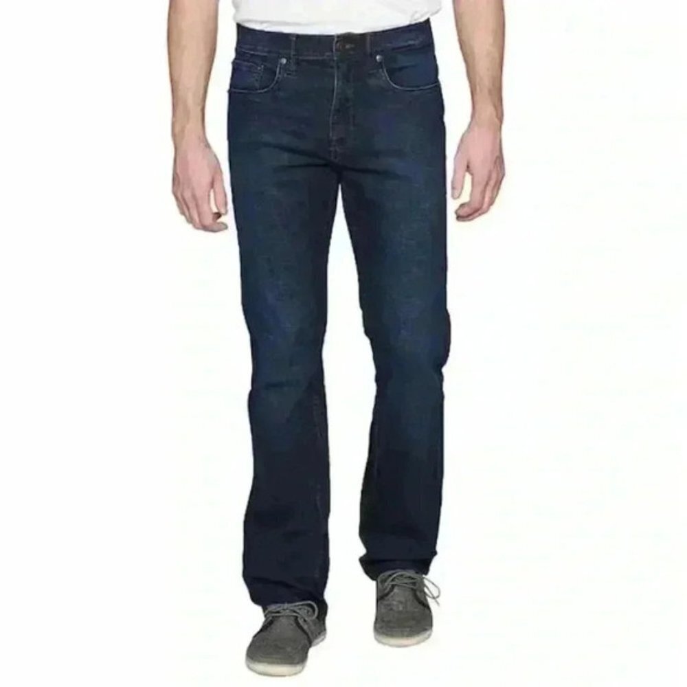 Urban Star Men’s Jeans 2 Pairs Blue Size 30 Relaxed Fit Stretch Work Jeans